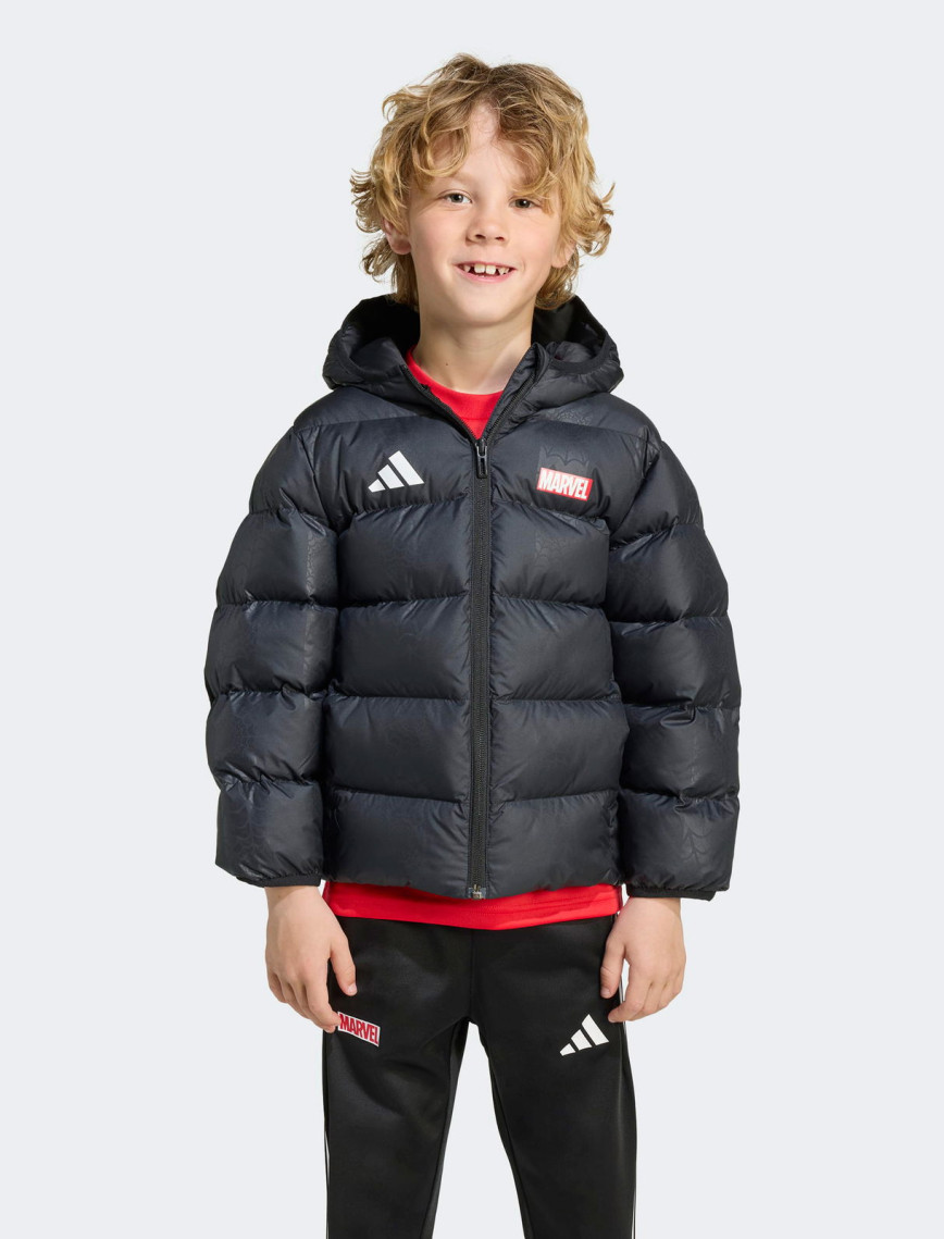 adidas Little Kids Marvel Spider-Man Çocuk Siyah Ceket adidas Little Kids Marvel Spider-Man Çocuk Siyah Ceket
