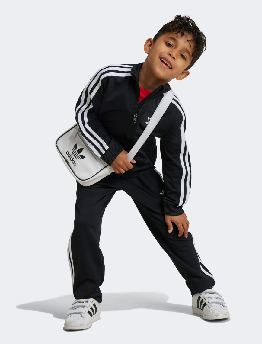 adidas Firebird Çocuk Siyah Eşofman Takımı