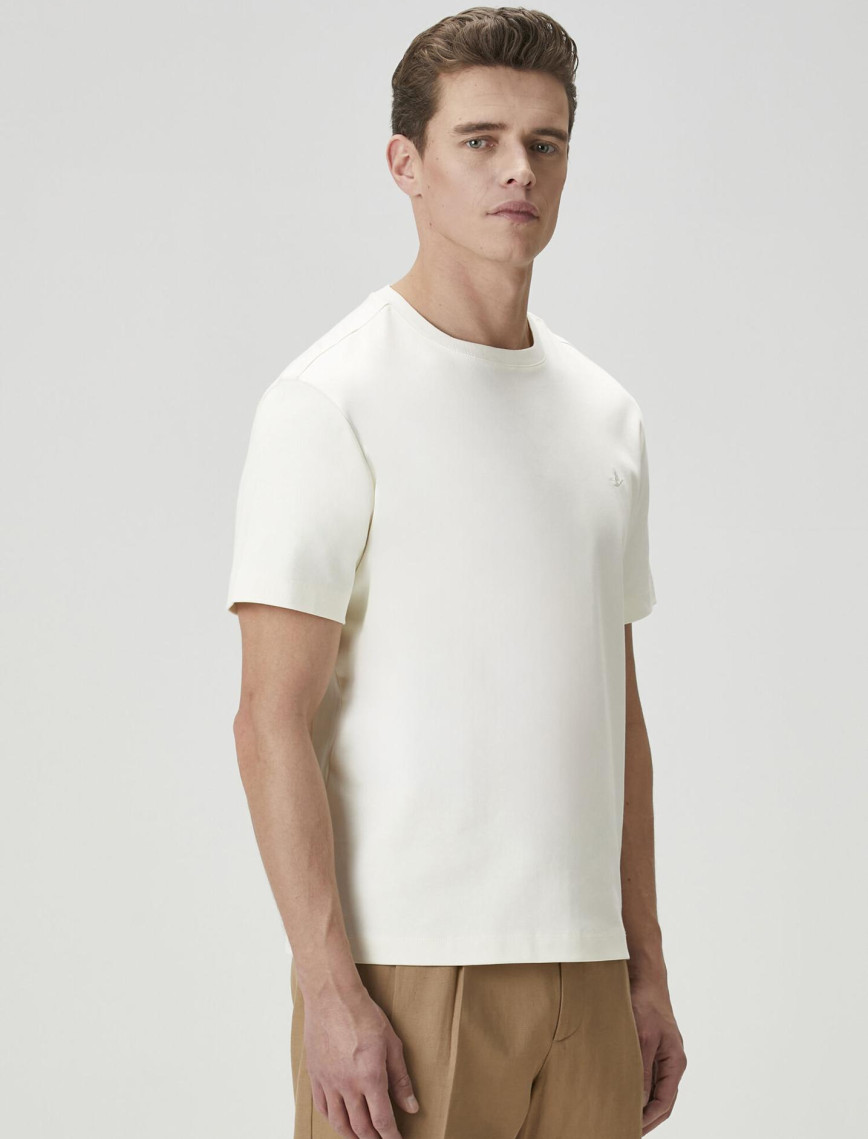 Beymen Club Erkek Krem T-shirt Beymen Club Erkek Krem T-shirt