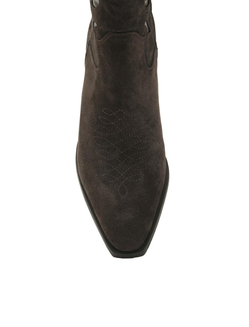 Divarese Kadın Kahverengi Kovboy Western Süet Çizme Divarese Kadın Kahverengi Kovboy Western Süet Çizme