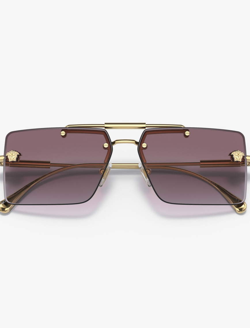 Versace Metal Kadın Altın Güneş Gözlüğü