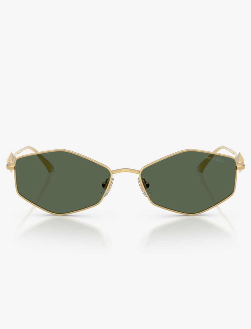 Jimmy Choo JC4017 Kadın Altın Rengi Güneş Gözlüğü Jimmy Choo JC4017 Kadın Altın Rengi Güneş Gözlüğü