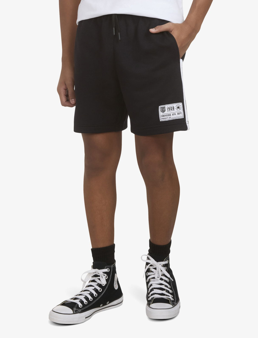 Converse Side Stripe Retro Çocuk Siyah Şort Converse Side Stripe Retro Çocuk Siyah Şort