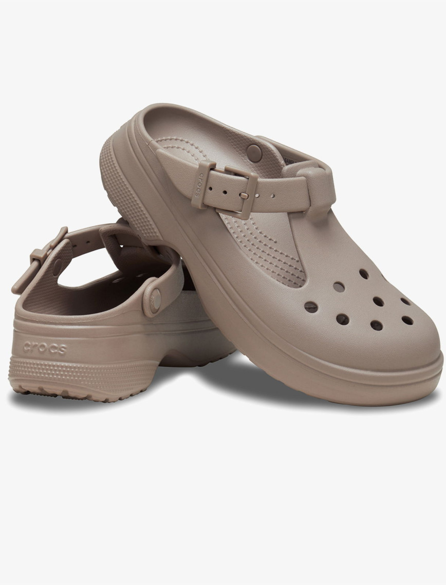 Crocs Classic Mary Jane Clog Unisex Bej Terlik Crocs Classic Mary Jane Clog Unisex Bej Terlik