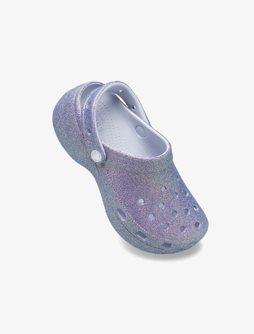 Crocs Platform Irid Glitter Kadın Mor Terlik Crocs Platform Irid Glitter Kadın Mor Terlik