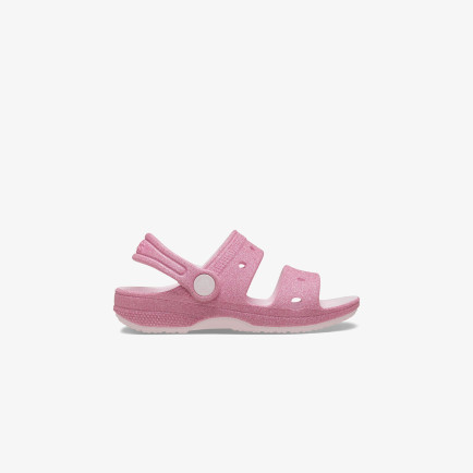 Crocs Classic Glitter Çocuk Pembe Sandalet Crocs Classic Glitter Çocuk Pembe Sandalet