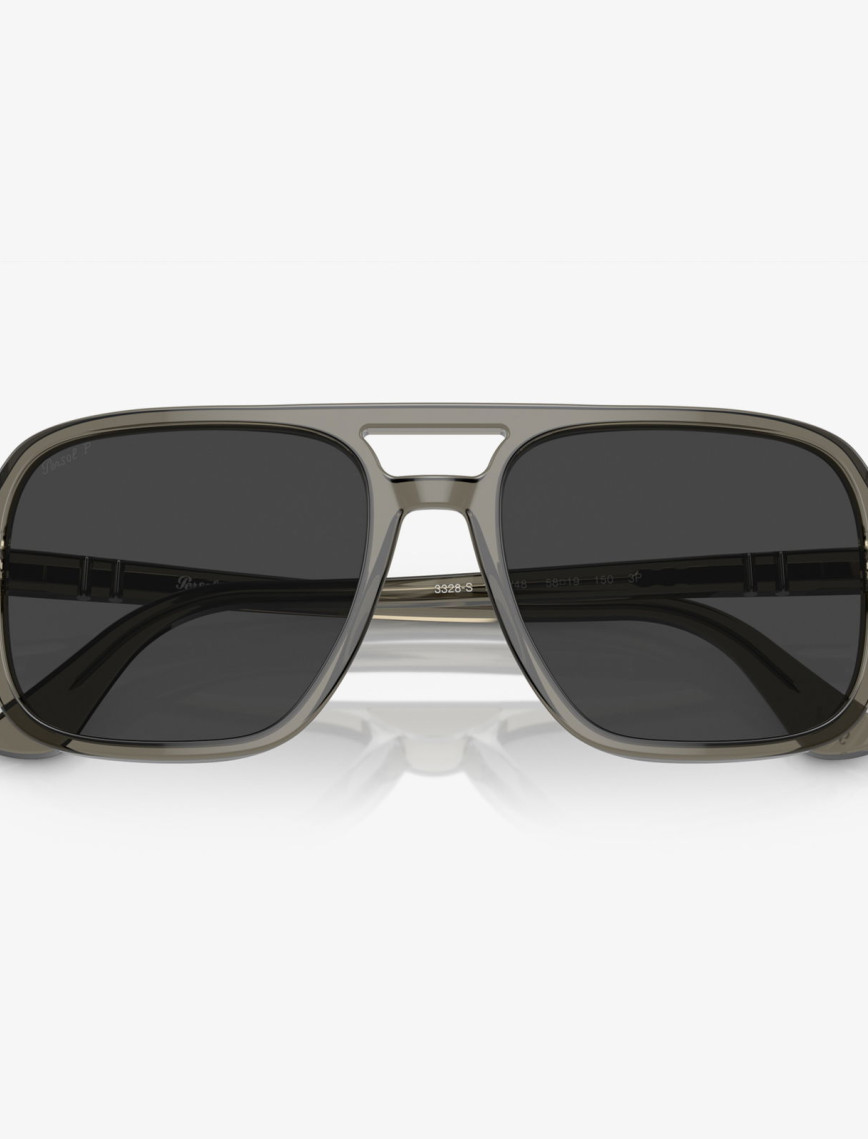 PERSOL 0PO3328S Acetate Erkek Gri Güneş Gözlüğü