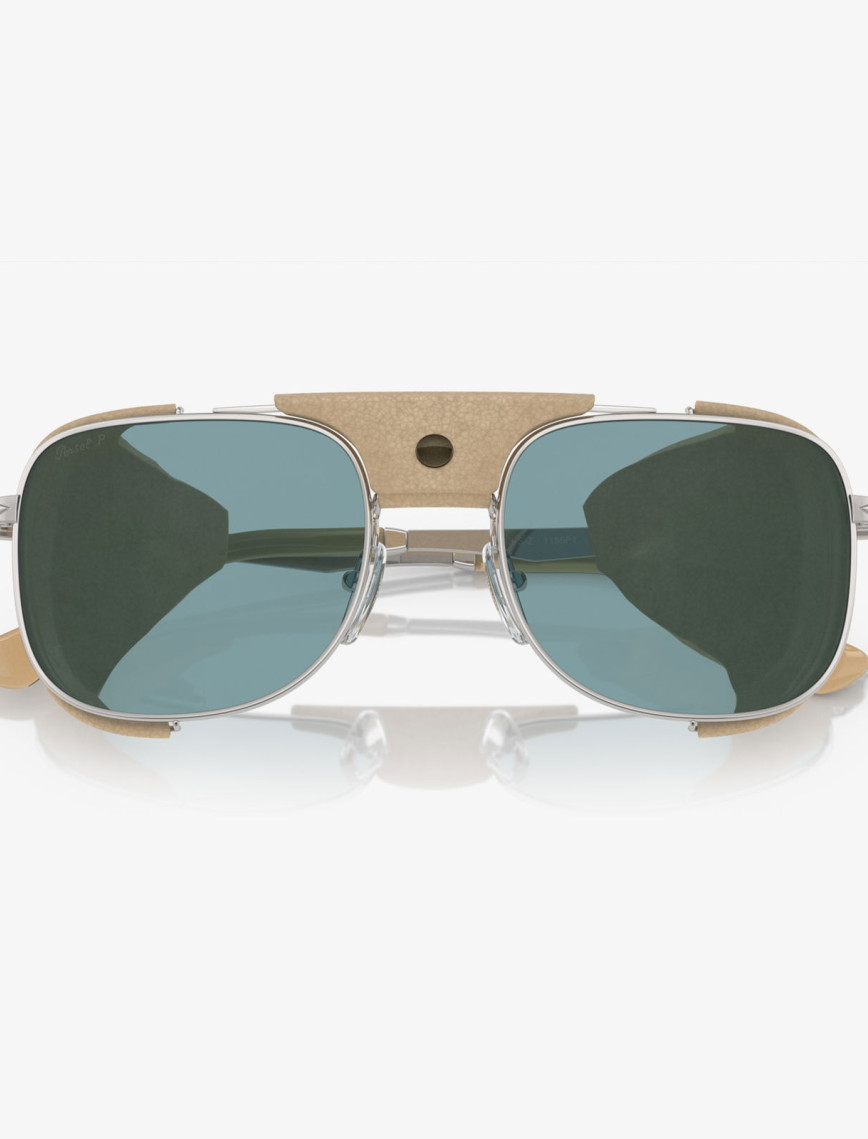 PERSOL 0PO1013SZ Erkek Gümüş Güneş Gözlüğü PERSOL 0PO1013SZ Erkek Gümüş Güneş Gözlüğü