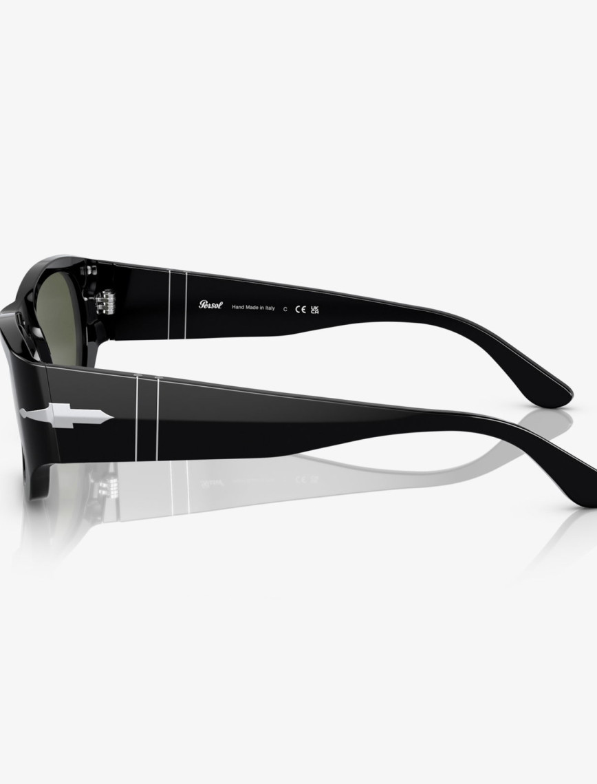 PERSOL 0PO3307S Unisex Siyah Güneş Gözlüğü PERSOL 0PO3307S Unisex Siyah Güneş Gözlüğü