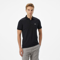 BOSS Paddy Striped Erkek Siyah Polo BOSS Paddy Striped Erkek Siyah Polo