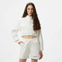 UNITED4 Örme Crop Kadın Ekru Sweatshirt UNITED4 Örme Crop Kadın Ekru Sweatshirt