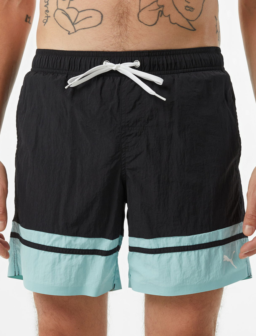 Puma Swim Men Colour Block Erkek Siyah Mayoşort Puma Swim Men Colour Block Erkek Siyah Mayoşort