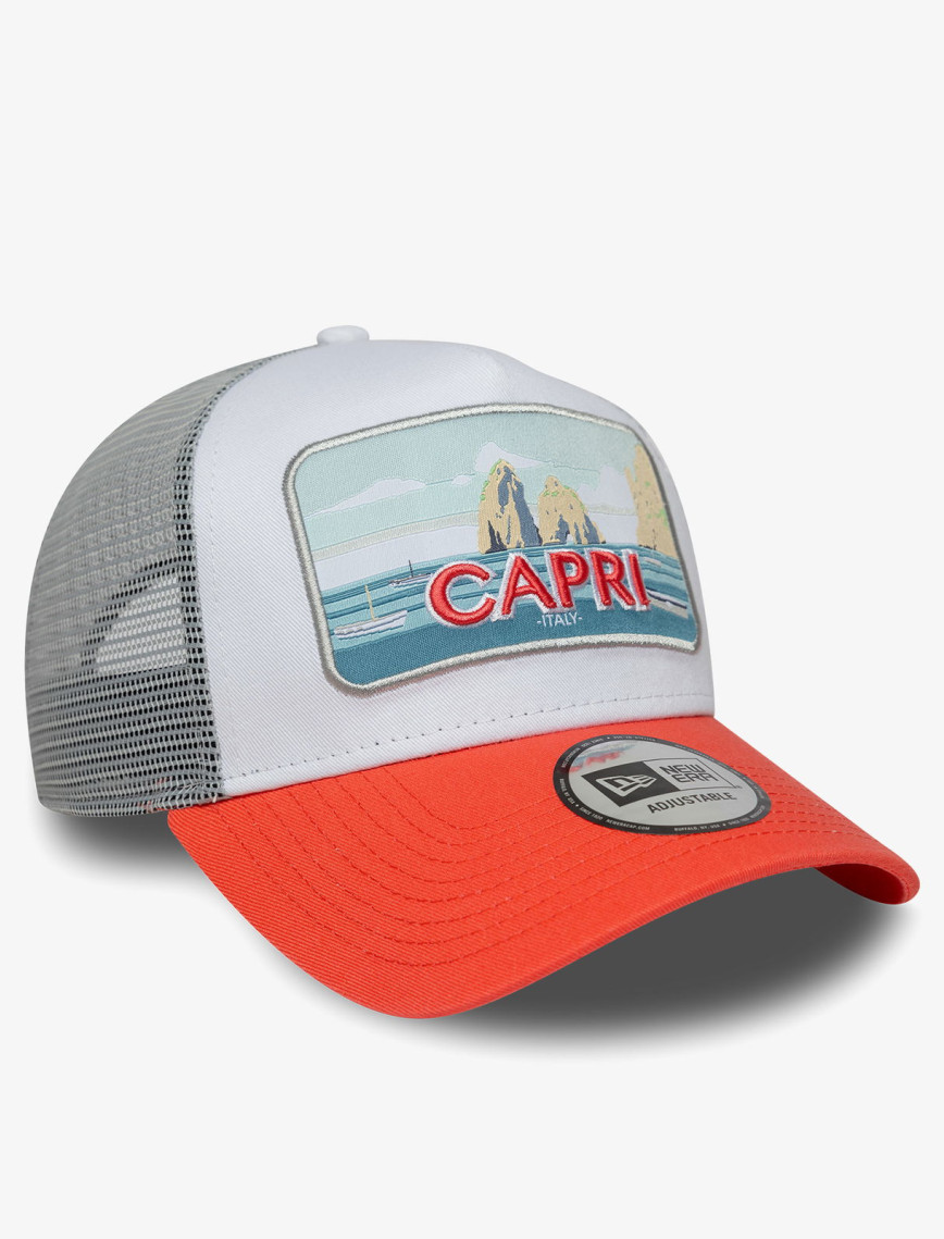 New Era Summer Trucker 9 Forty Capri Unisex Turuncu Şapka New Era Summer Trucker 9 Forty Capri Unisex Turuncu Şapka