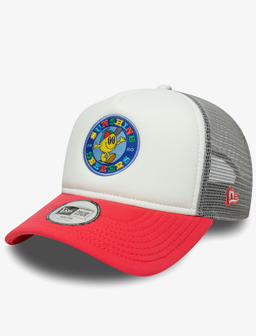 New Era Multi Patch Trucker Neyyan Çocuk Beyaz Şapka New Era Multi Patch Trucker Neyyan Çocuk Beyaz Şapka