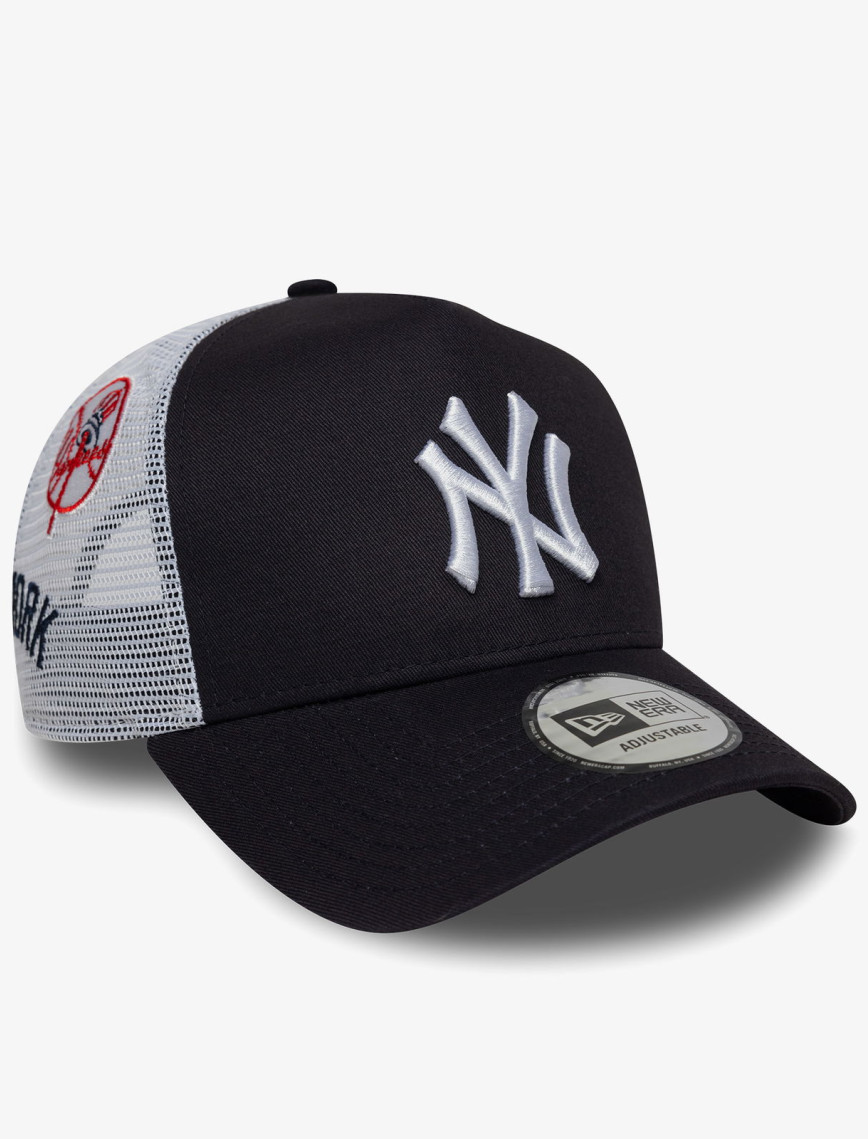 New Era Multi Patch Trucker Neyyan Unisex Lacivert Şapka New Era Multi Patch Trucker Neyyan Unisex Lacivert Şapka