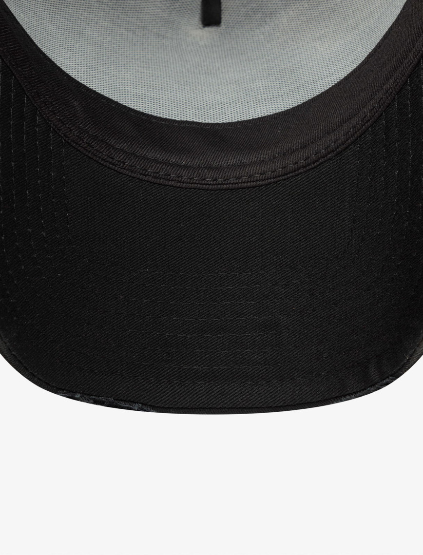 New Era Distressed Oval Patch 9Forty Unisex Siyah Şapka New Era Distressed Oval Patch 9Forty Unisex Siyah Şapka