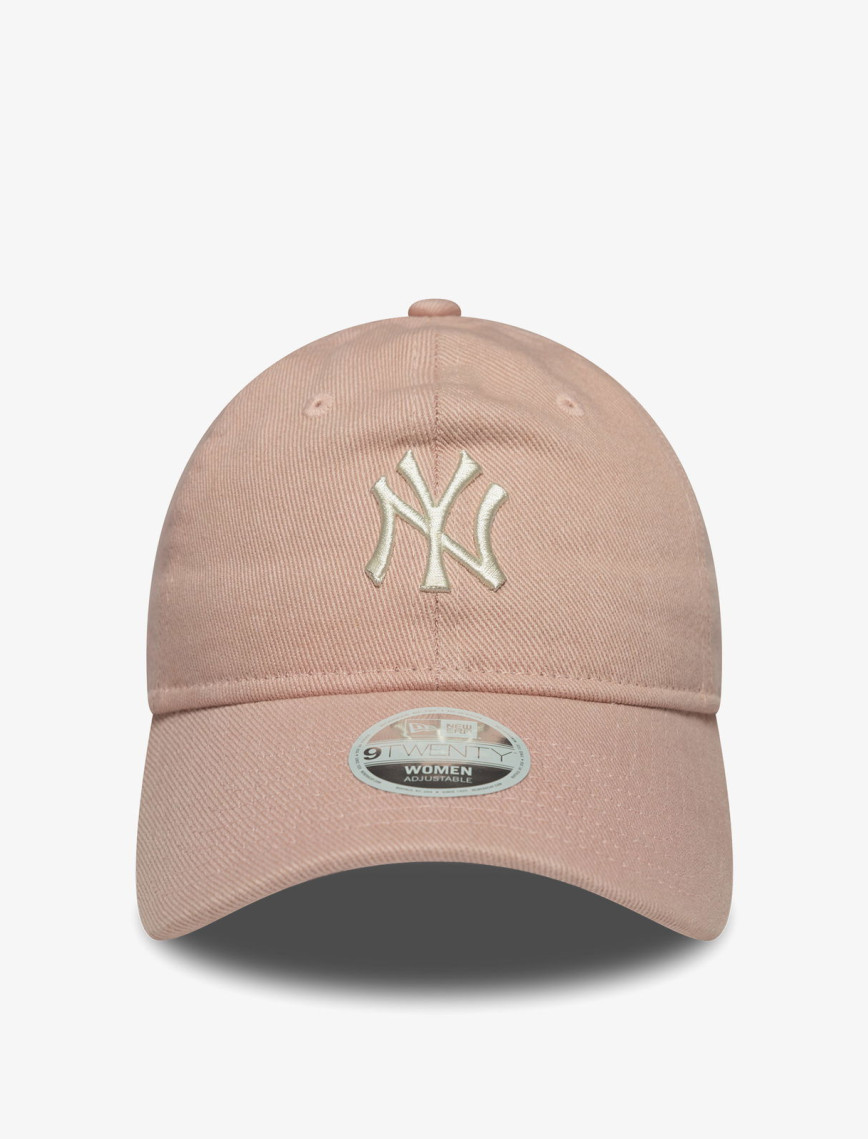 New Era Mlb Dye Denim New York Yankees Kadın Pembe Şapka New Era Mlb Dye Denim New York Yankees Kadın Pembe Şapka