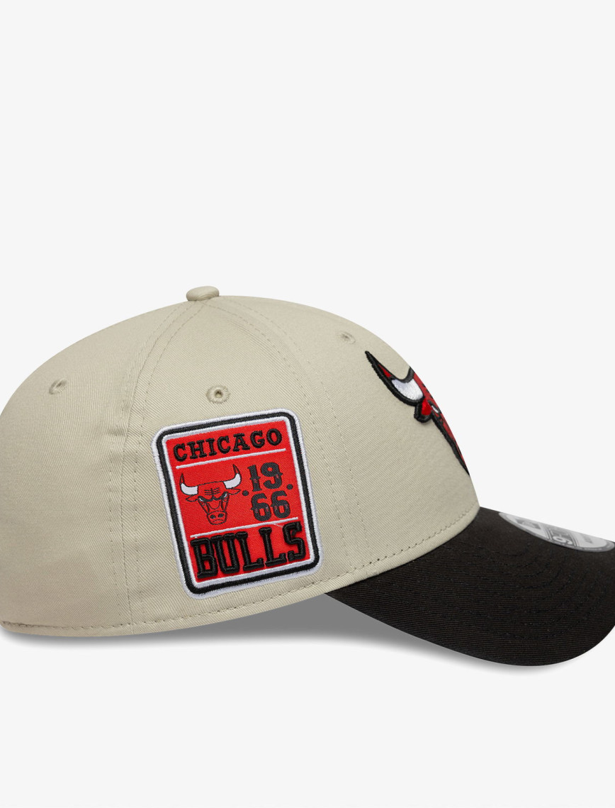 New Era Contrast Patch Chicago Bulls Unisex Krem/Siyah Şapka New Era Contrast Patch Chicago Bulls Unisex Krem/Siyah Şapka