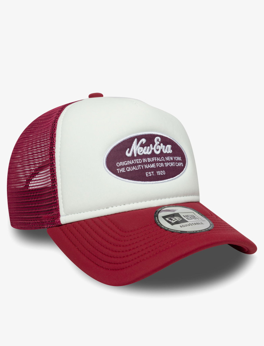 New Era Oval Foam Patch Trucker Kadın Kırmızı/Beyaz Şapka New Era Oval Foam Patch Trucker Kadın Kırmızı/Beyaz Şapka
