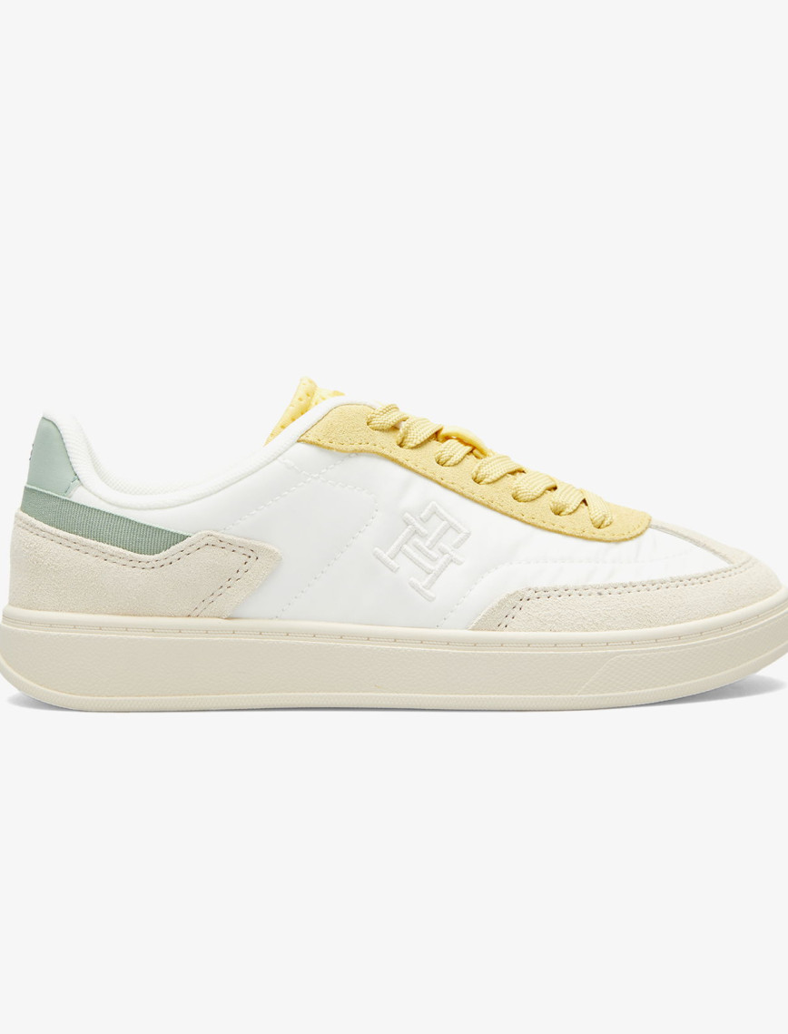 Tommy Hilfiger Heritage Muslin Kadın Beyaz Sneaker Tommy Hilfiger Heritage Muslin Kadın Beyaz Sneaker