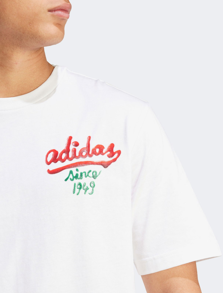 adidas M Sauce Erkek Beyaz T-Shirt adidas M Sauce Erkek Beyaz T-Shirt