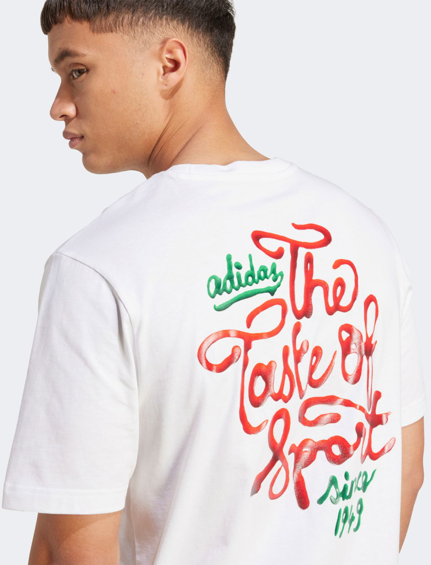 adidas M Sauce Erkek Beyaz T-Shirt adidas M Sauce Erkek Beyaz T-Shirt