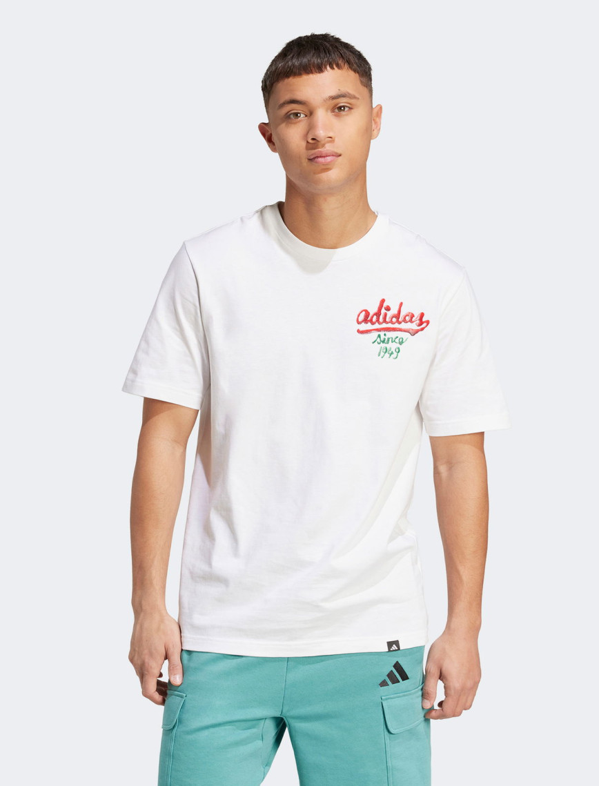 adidas M Sauce Erkek Beyaz T-Shirt adidas M Sauce Erkek Beyaz T-Shirt