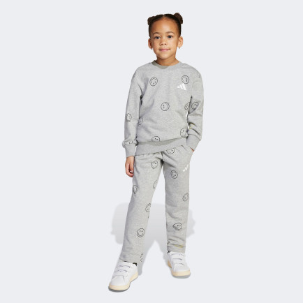 adidas X Smileyworld Çocuk Gri Eşofman Takımı adidas X Smileyworld Çocuk Gri Eşofman Takımı