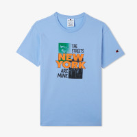 Champion Crewneck Çocuk Mavi T-Shirt Champion Crewneck Çocuk Mavi T-Shirt