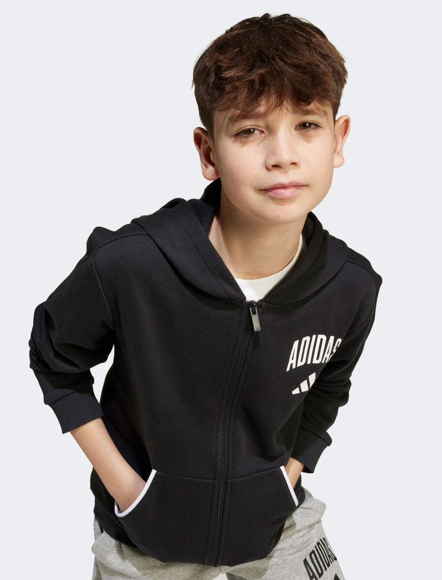 adidas Seasonal Essentials Collegiate Çocuk Siyah Ceket adidas Seasonal Essentials Collegiate Çocuk Siyah Ceket