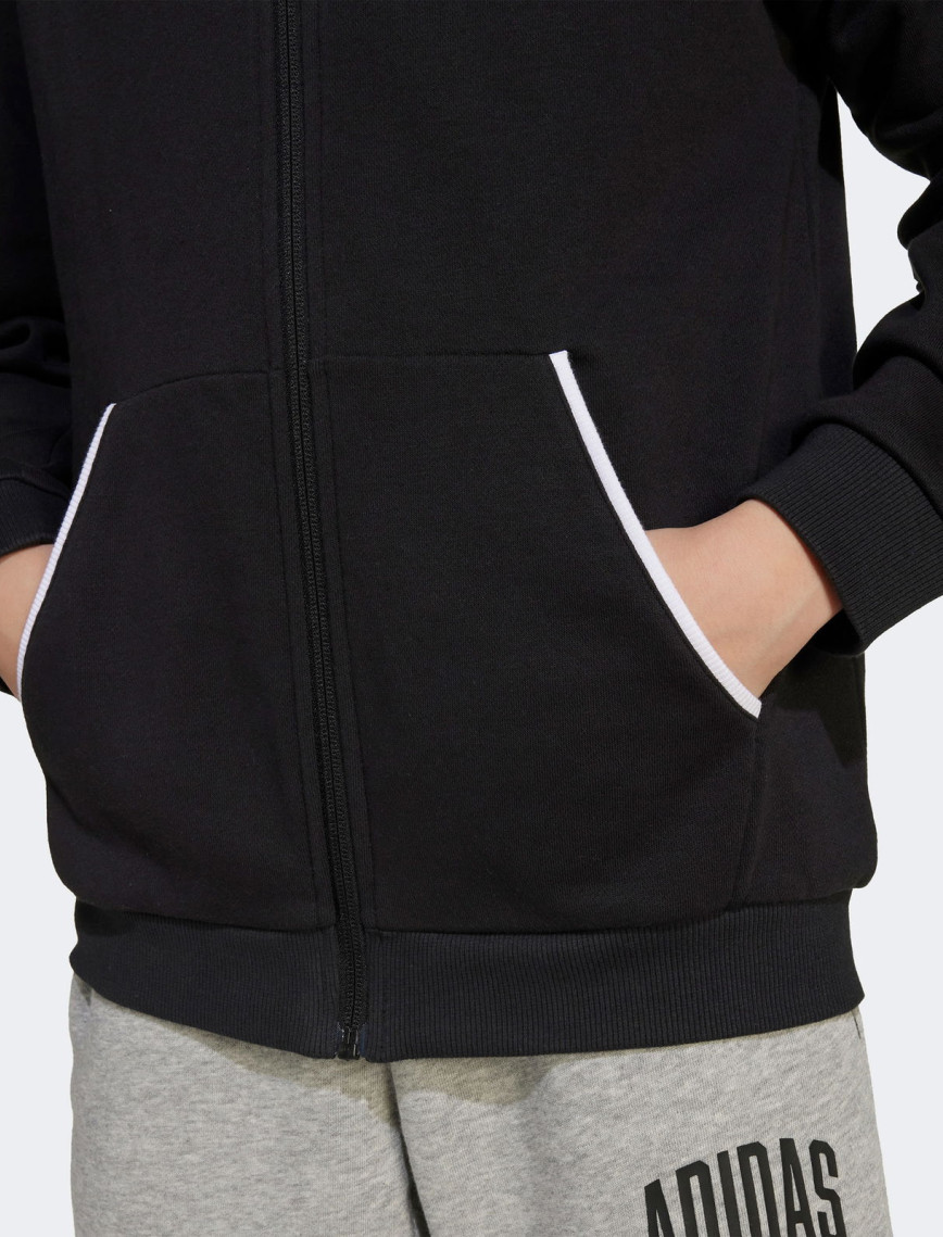 adidas Seasonal Essentials Collegiate Çocuk Siyah Ceket adidas Seasonal Essentials Collegiate Çocuk Siyah Ceket