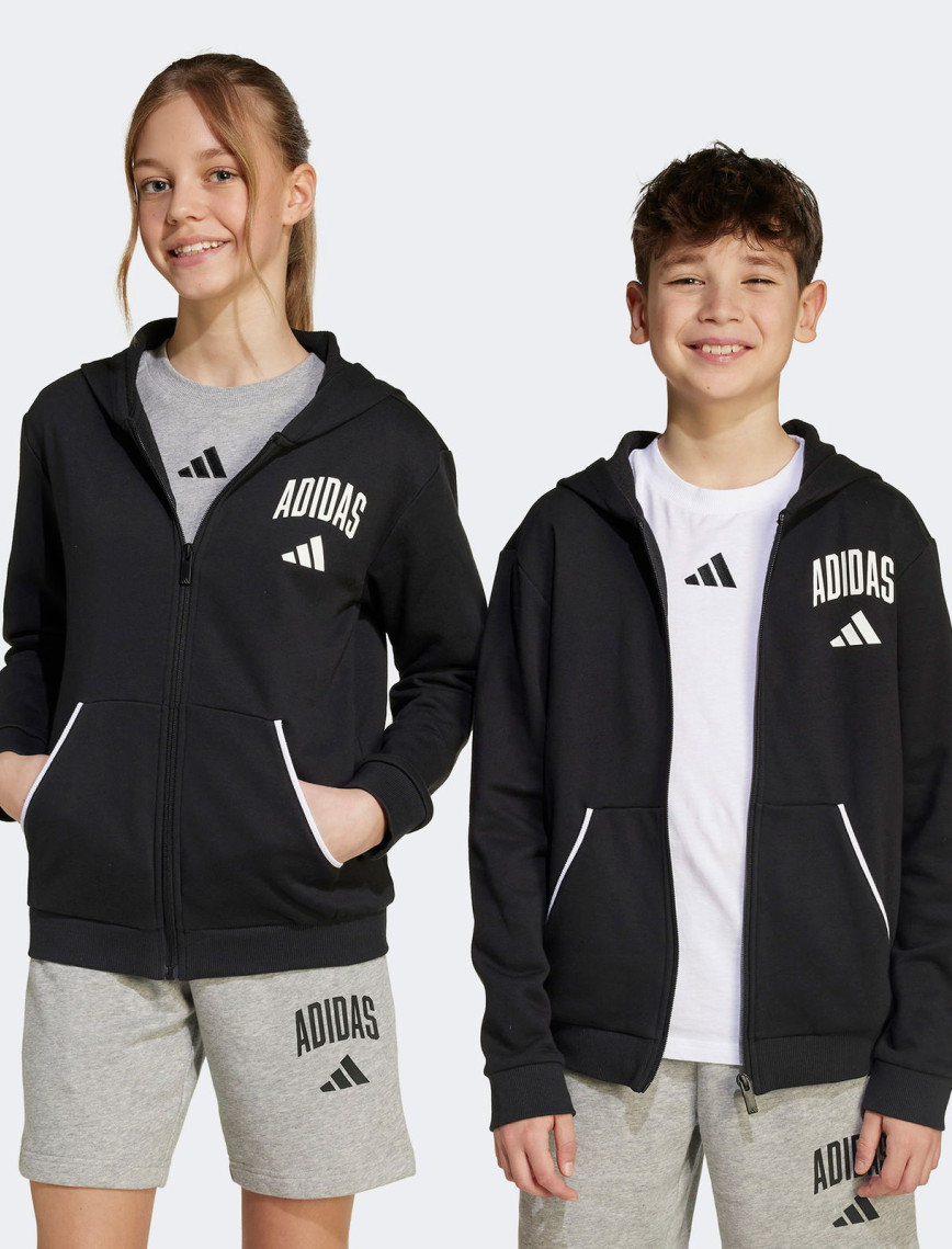 adidas Seasonal Essentials Collegiate Çocuk Siyah Ceket adidas Seasonal Essentials Collegiate Çocuk Siyah Ceket