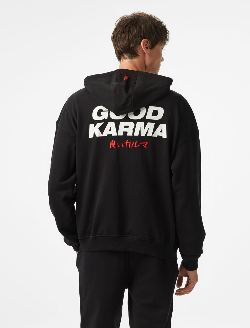 UNITED4 Monster Erkek Siyah Hoodie UNITED4 Monster Erkek Siyah Hoodie