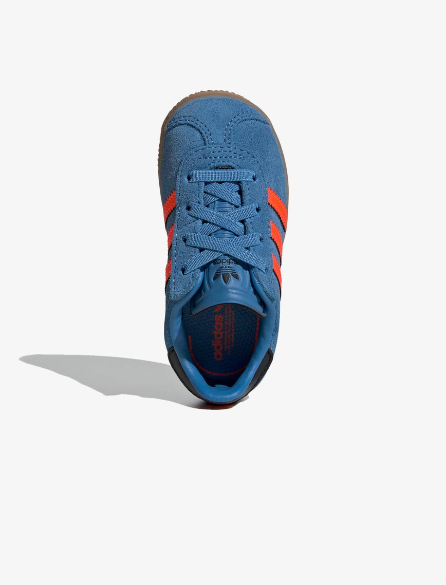 adidas Gazelle Mavi/Turuncu Bebek Spor Ayakkabı adidas Gazelle Mavi/Turuncu Bebek Spor Ayakkabı