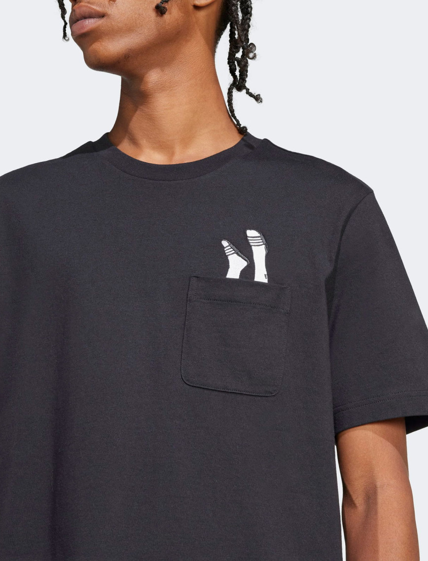 adidas Slide Erkek Siyah T-Shirt adidas Slide Erkek Siyah T-Shirt