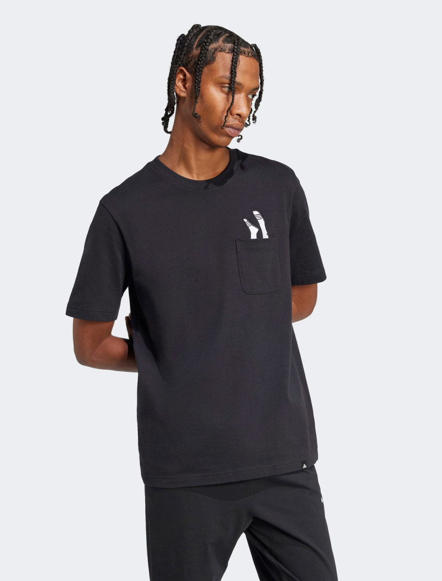 adidas Slide Erkek Siyah T-Shirt adidas Slide Erkek Siyah T-Shirt