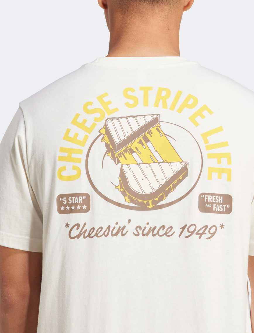 adidas M Cheese Erkek Beyaz T-Shirt