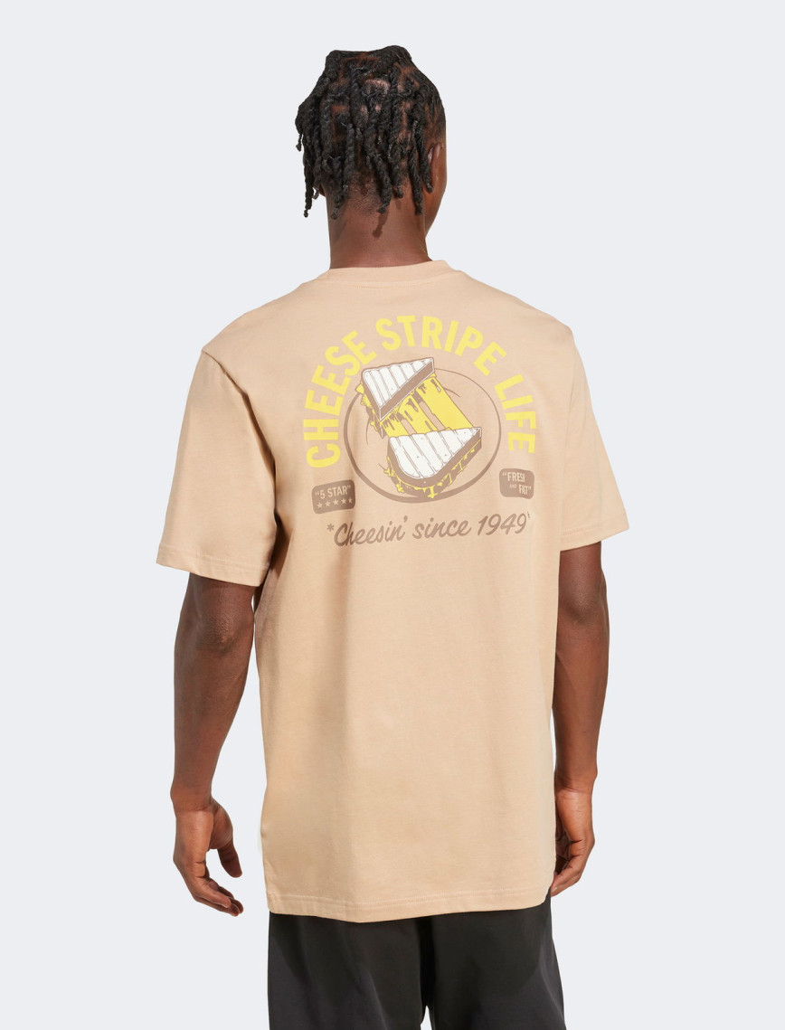 adidas M Cheese Erkek Bej T-Shirt adidas M Cheese Erkek Bej T-Shirt