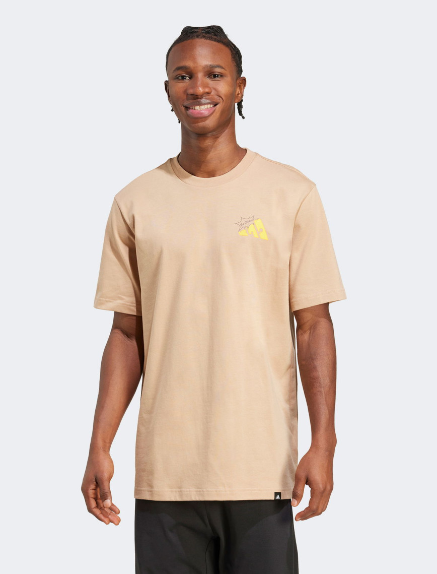 adidas M Cheese Erkek Bej T-Shirt adidas M Cheese Erkek Bej T-Shirt
