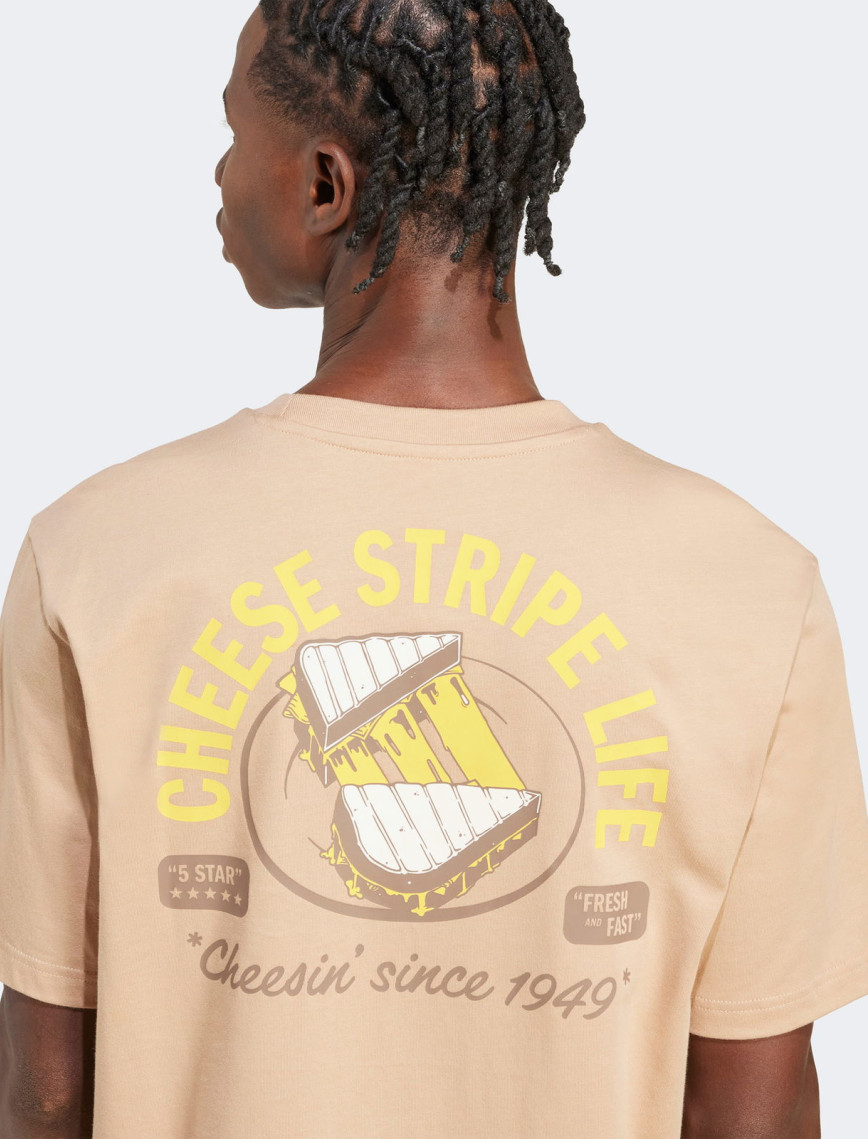 adidas M Cheese Erkek Bej T-Shirt adidas M Cheese Erkek Bej T-Shirt