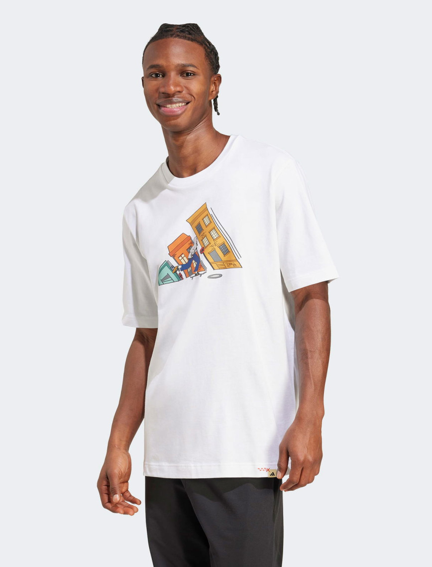 adidas M Ddl Skate T Erkek Beyaz T-Shirt adidas M Ddl Skate T Erkek Beyaz T-Shirt