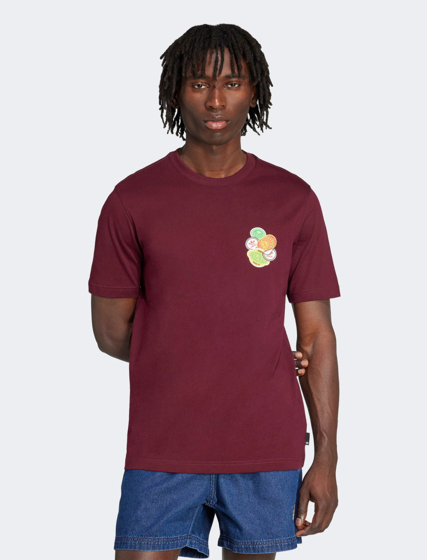 adidas Trefoil Series Loose Fit Erkek Bordo T-Shirt adidas Trefoil Series Loose Fit Erkek Bordo T-Shirt