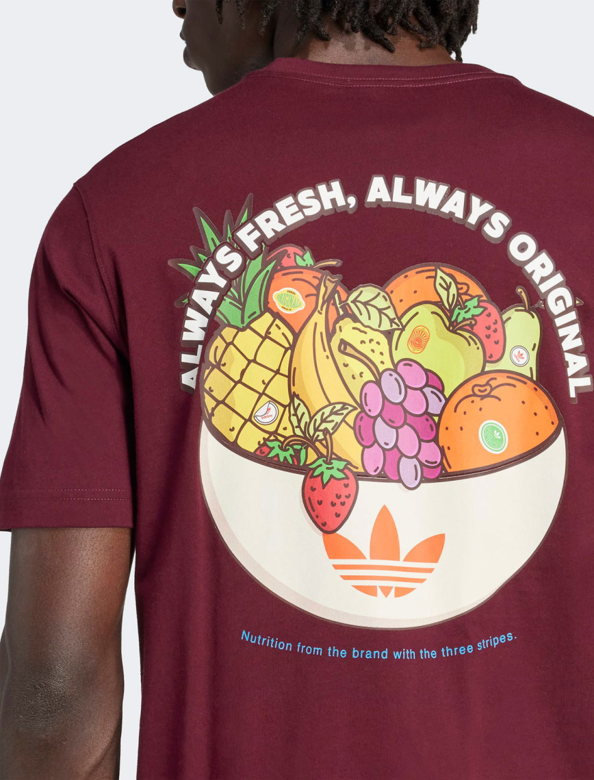 adidas Trefoil Series Loose Fit Erkek Bordo T-Shirt adidas Trefoil Series Loose Fit Erkek Bordo T-Shirt