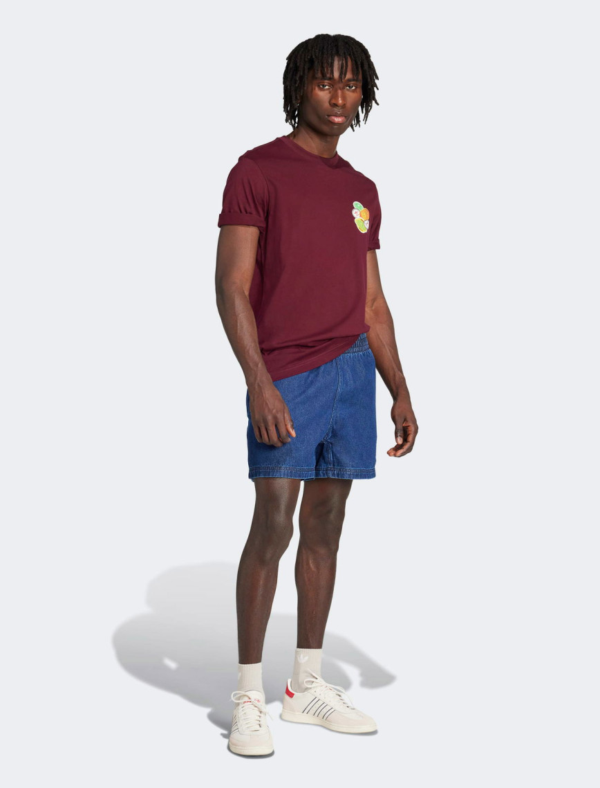 adidas Trefoil Series Loose Fit Erkek Bordo T-Shirt adidas Trefoil Series Loose Fit Erkek Bordo T-Shirt