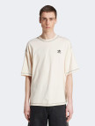 adidas Trefoil Essentials Erkek Beyaz Oversize T-Shirt adidas Trefoil Essentials Erkek Beyaz Oversize T-Shirt