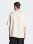 adidas Trefoil Essentials Erkek Beyaz Oversize T-Shirt adidas Trefoil Essentials Erkek Beyaz Oversize T-Shirt