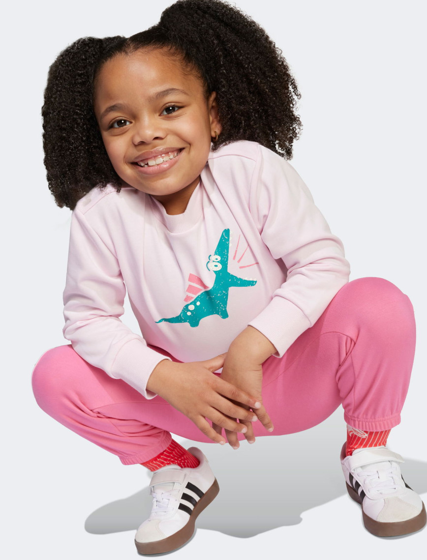 adidas Seasonal Essentials Adiraptor Çocuk Pembe Eşofman Takımı adidas Seasonal Essentials Adiraptor Çocuk Pembe Eşofman Takımı