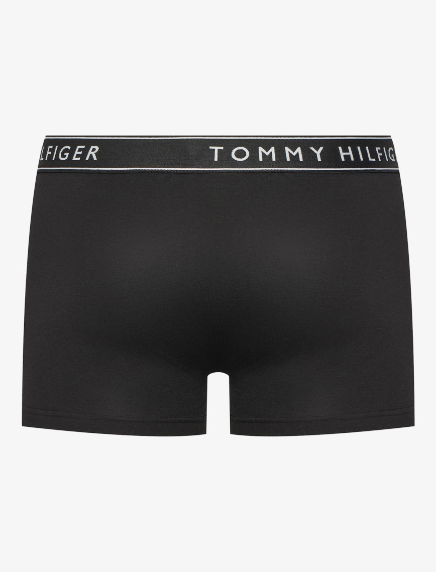 Tommy Hilfiger Bel Lastikli Logolu Erkek Siyah 3'lü Boxer Tommy Hilfiger Bel Lastikli Logolu Erkek Siyah 3'lü Boxer