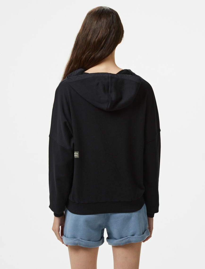 The Stay Line Mattie Kadın Siyah Sweatshirt The Stay Line Mattie Kadın Siyah Sweatshirt