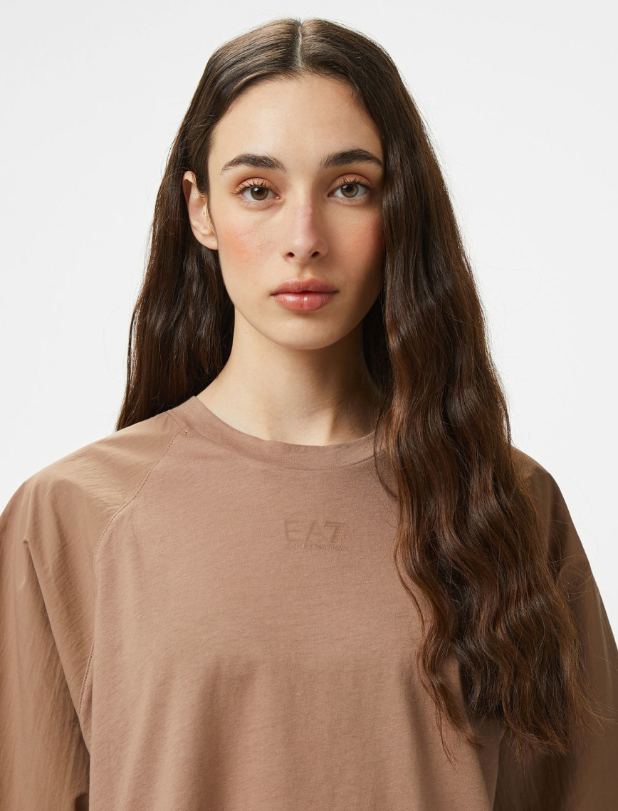 Emporio Armani Contemporary Kadın Siyah T-Shirt Emporio Armani Contemporary Kadın Siyah T-Shirt